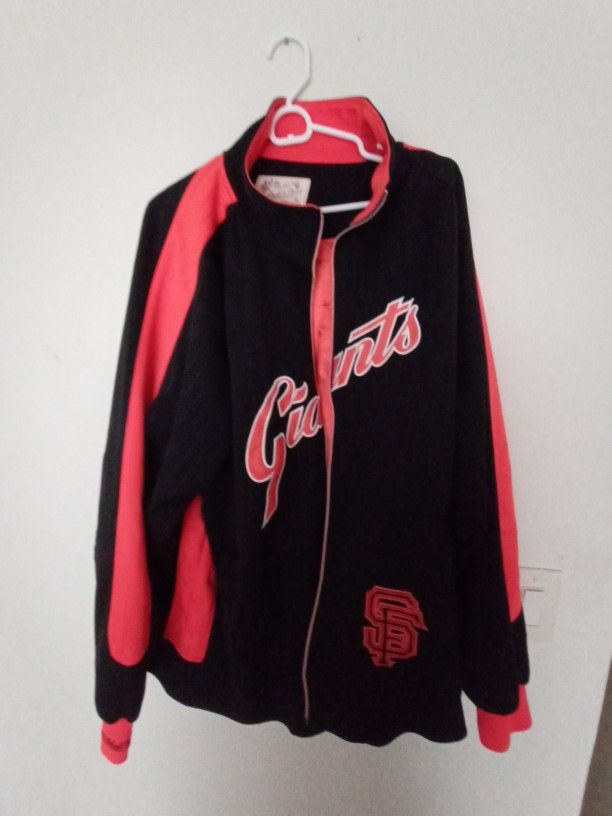 MITCHELL N NESS 3XL SAN FRANCISCO GIANT'S TRACK JACKET VINTAGE COLLECTER'S ITEM.
