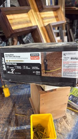 Subfloor screws Simpson strong tie