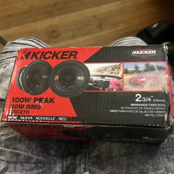 Kicker 100w Tweeters 