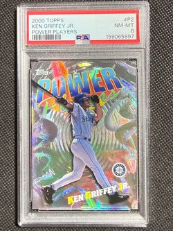 2000 Topps Ken Griffey Jr. Power Players #P2 Mariners PSA 8 NM-MINT