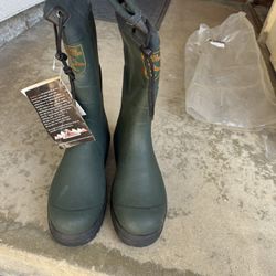 Rocky Boots Ducks Unlimited Natural Rubber Size 10