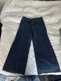 GU Japanese Denim Wide Legged Jeans