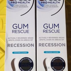 (2) Crest Pro-Health Gum Rescue Anticavity Toothpaste 4.6 oz
