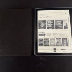 Kindle Oasis 7” Waterproof + Page Turn Buttons + Amazon Fabric Cover 