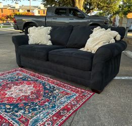 Cindy Crawford Sofa In Deep Navy Including Delivery