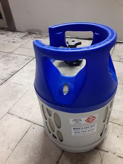 Fiberglass propane tank