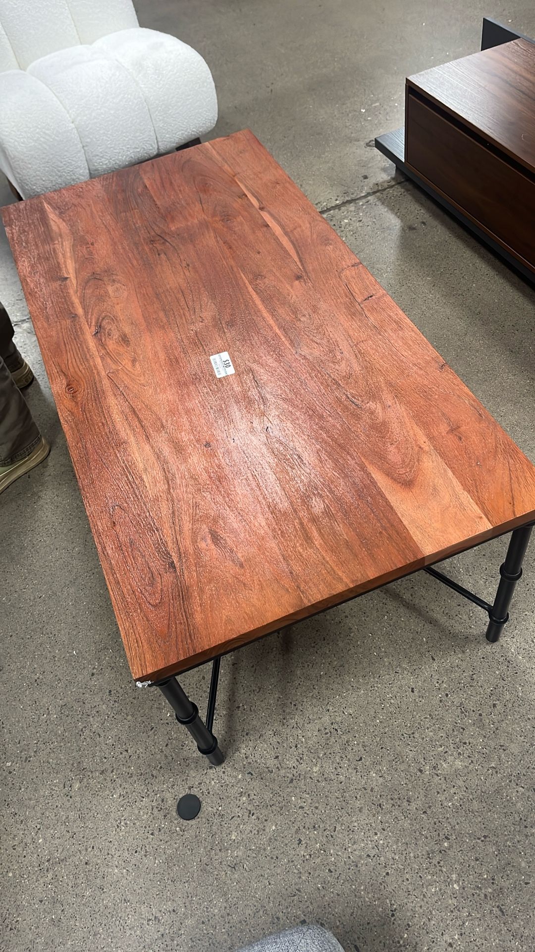 Saratoga 48” Warm Walnut Solid Wood Coffee Table 