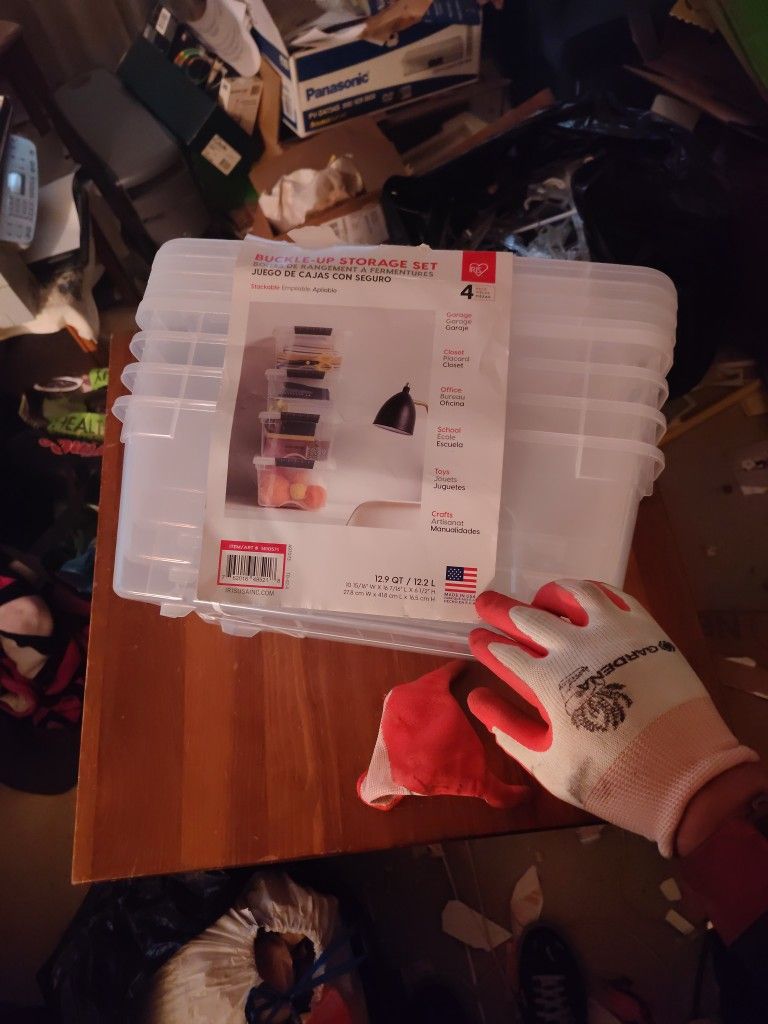 Storage Containers 4 Pk