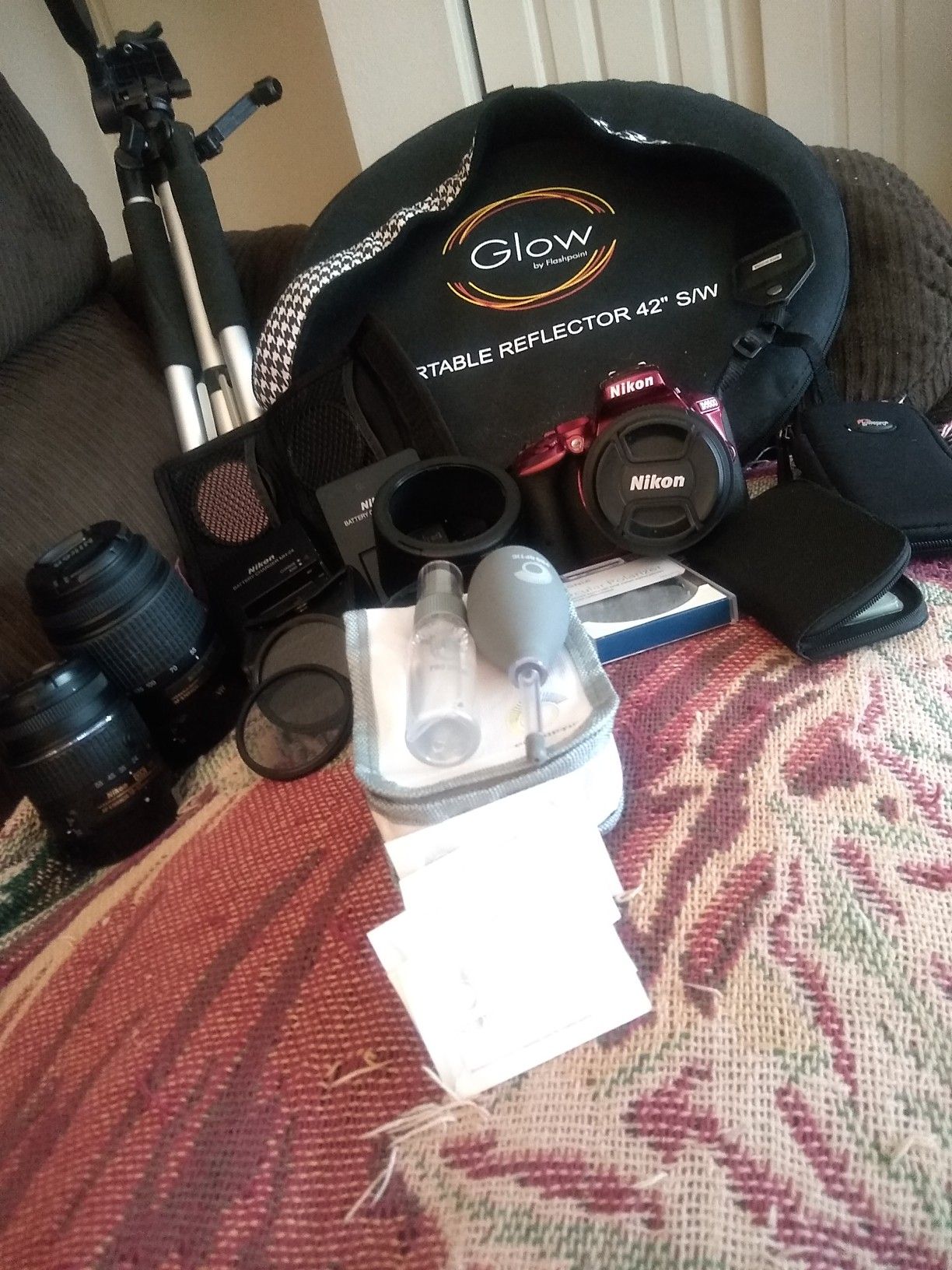 Nikon D5500 Camera & 3 lenses and lots of asessories