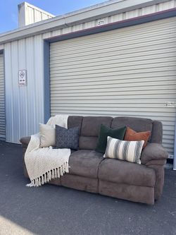 🛋️ Brown Super Cushioned Sofa | COUCH+DELIVERY $120