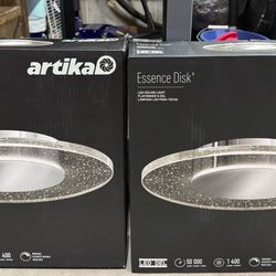 Artika Essence LED Disk Light $40 each $70 for both