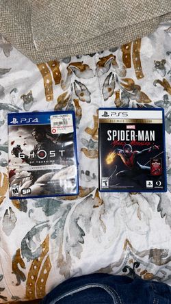 Physical Ghost of Tsushima (PS4) +  Spider-Man (PS5)