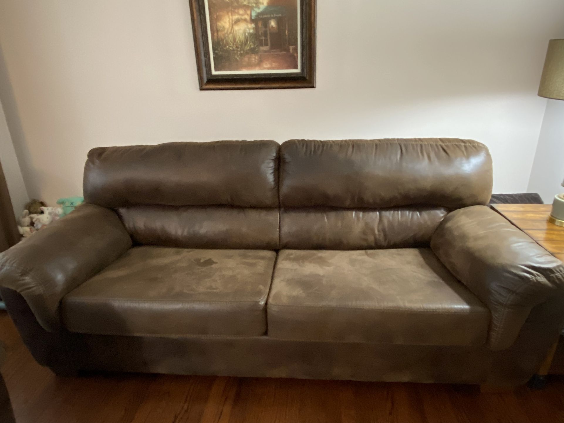 Sleeper Queen Size Sofa & Lounge Chair