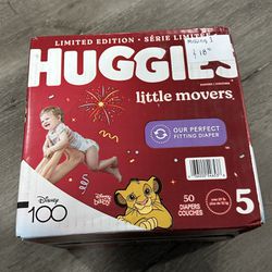 Huggies Little Movers Size 5, 50 Count 