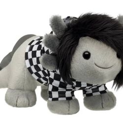 Build-A-Bear Exclusive Emo Axolotl Stuffed Animal Check Hoodie Gift Set