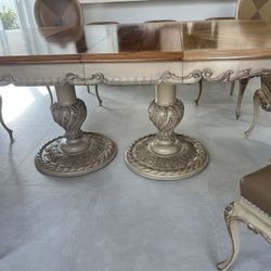 Vintage Solid Wood Dining Set 