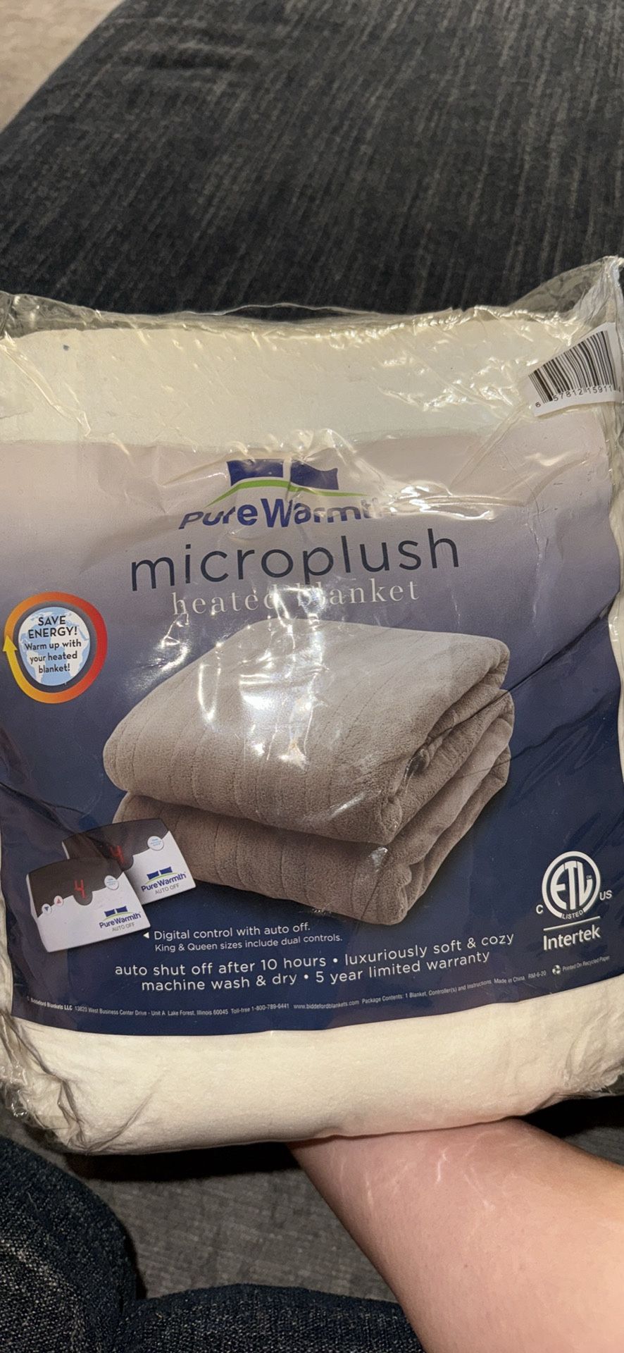 NEW Twin Heated Blanket