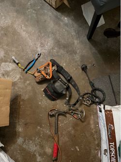 Scaffold carpenter tools and belt