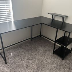 L shaped desk