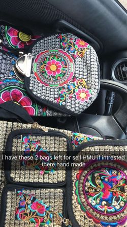 Hand made back packs