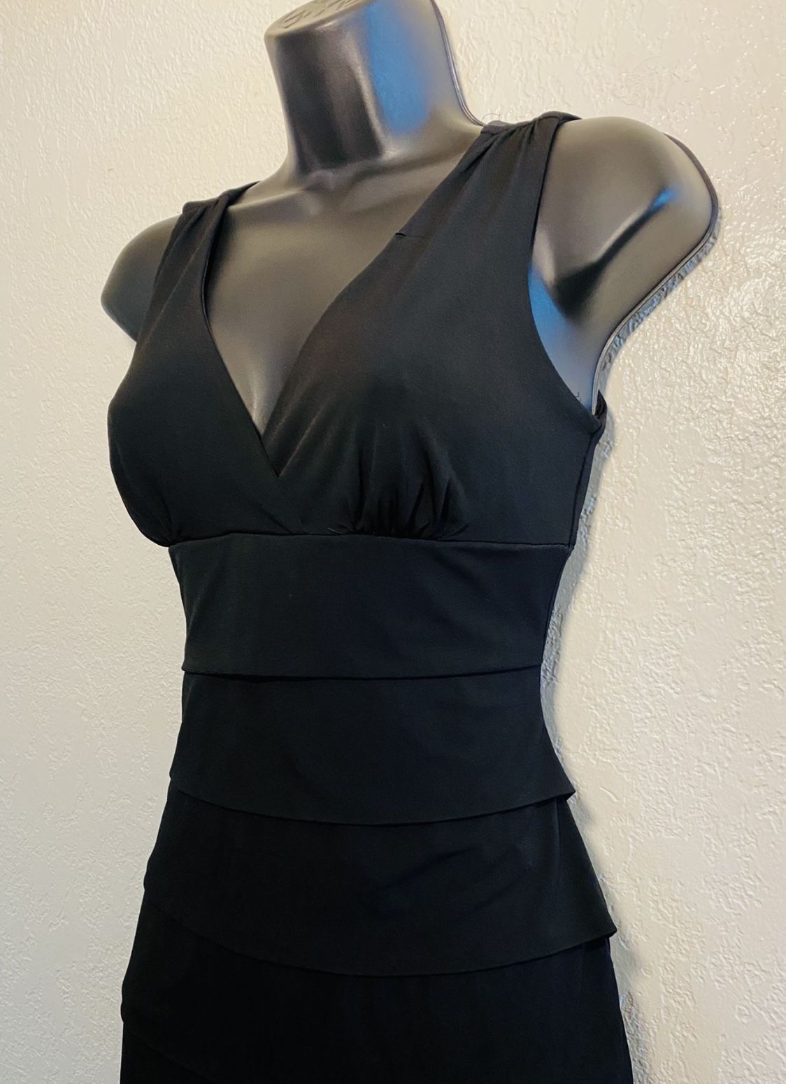 SWEET STORM, Black Sleeveless Dress, Size M