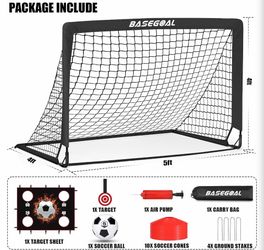 Portable soccer goal