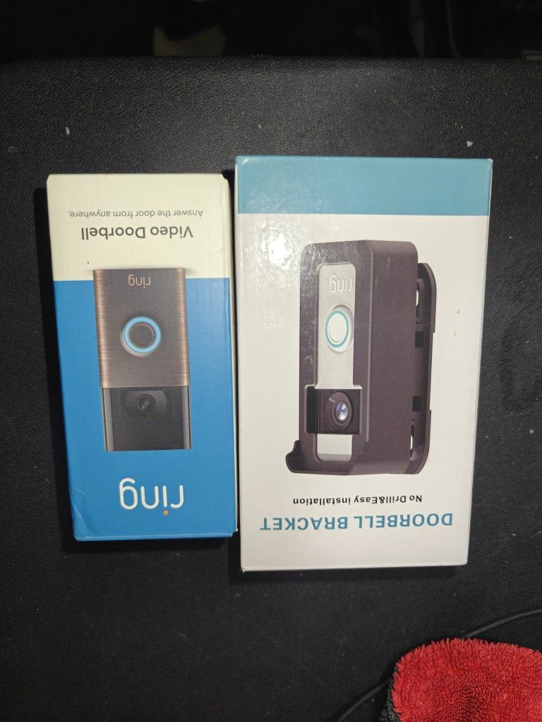 3 Ring Doorbells Venetian Bronze With Mounts 