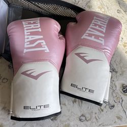 Everlast Elite Pink Training Gloves 