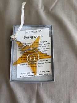 Morag Totten Handmade Glass Star Ornament