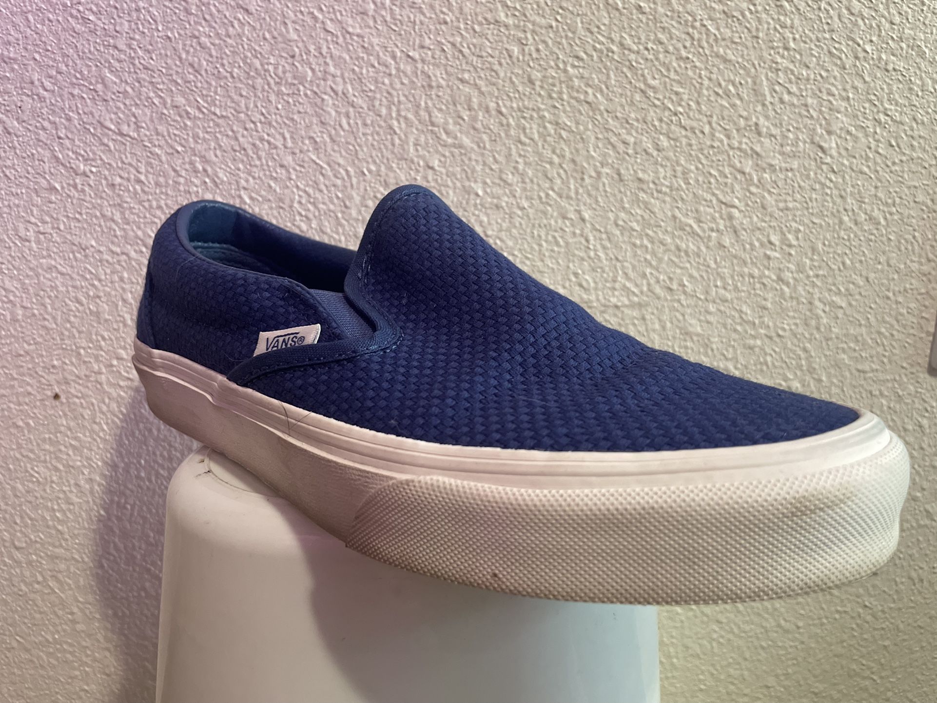 Blue Slip-On Vans