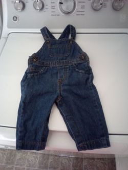 Baby Denim Bib Overalls Carter size 6 months $3.00