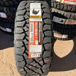 LT 35 1250 20 Nitto Ridge Grappler Tires Set 12 Ply 