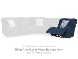 Acklen Place Navy RAF Power Recliner   9360762
