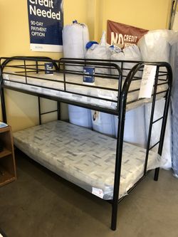 Bunk Bed with Mattresses
