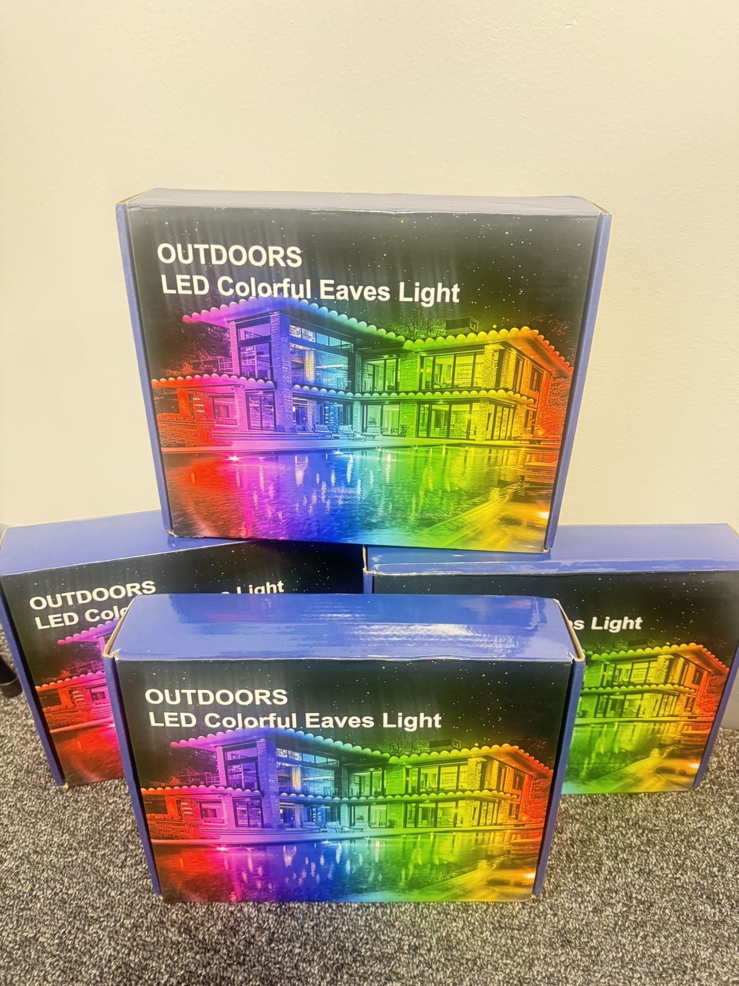 50ft Permanent Outdoor Light,RGB Eaves Lights with App Control Remote 