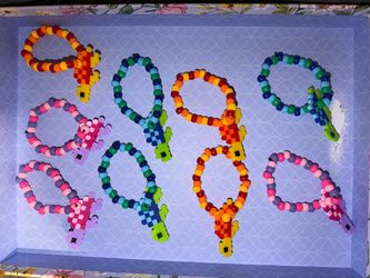 Turtle perler kandi bracelets festivals raves