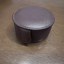 Tiffany & Co Brown Leather Jewelry Box