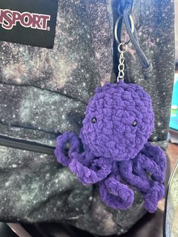 Handmade octopus keychains/ backpack accessories