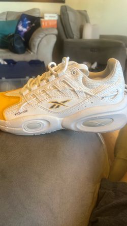 Reebok Solution Mid "White Collegiate Gold" Comfort Footbed Ortholite
