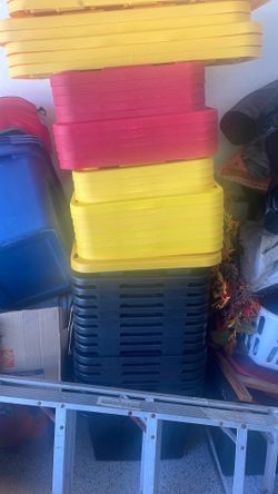 Totes for packing and storage