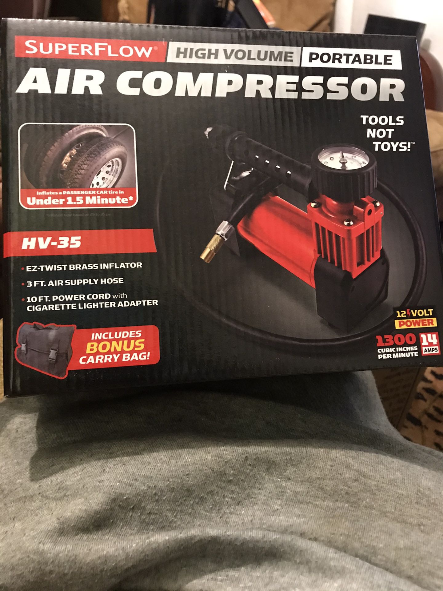 Superflow air compressor HV-35