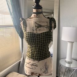 NEW Sexy Plaid Light Green/black Top $10