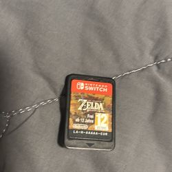 Zelda Breath Of The Wild Nintendo Switch Game Card