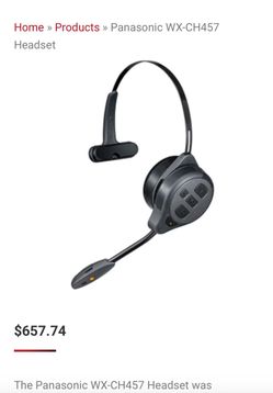 Panasonic WX-CH457P All-in-One Headset