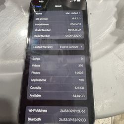 Factory Unlocked iPhone 13 128gb