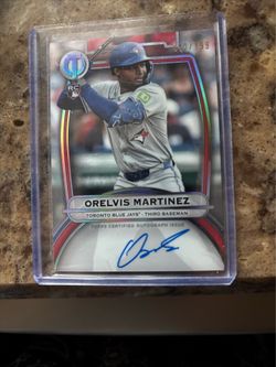 Orelvis Martinez Autographed and Numbered 008/199