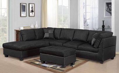 BRAND NEW SECTIONAL SOFA WITH OTTOMAN