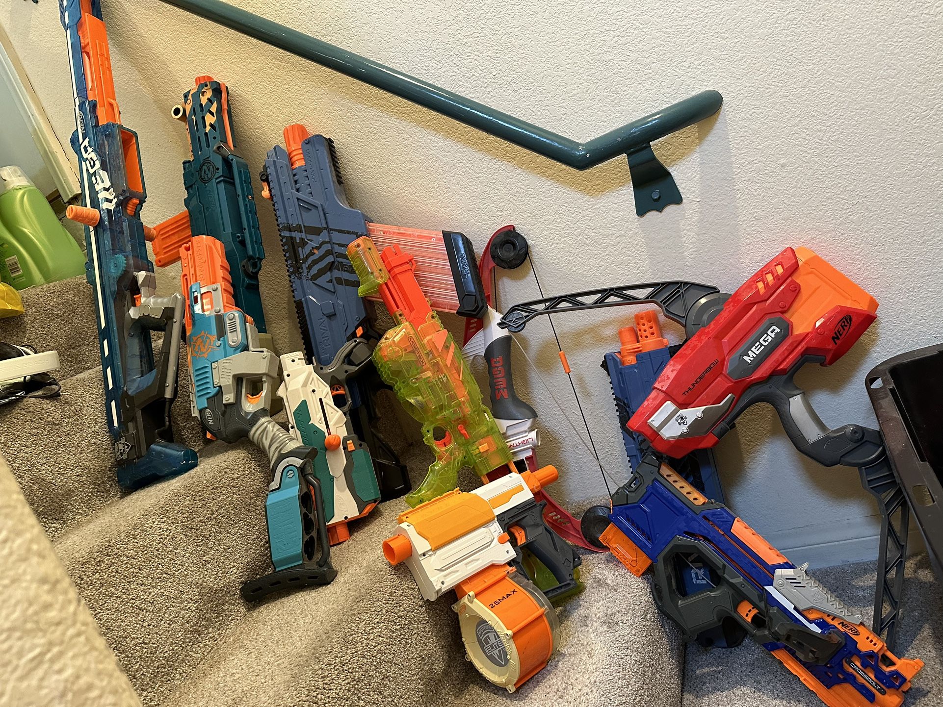 Nerf Guns, Different Models And Sizes