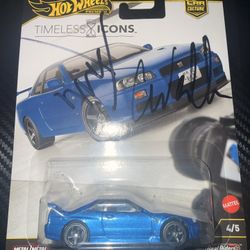 r34 signed by tyrese gibson & cody walker 