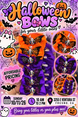 Halloween bow